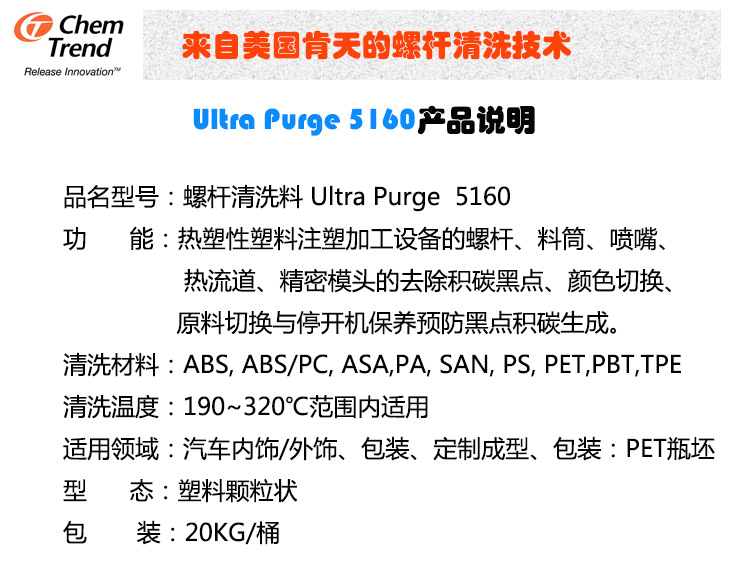 UP 5160 产品规格